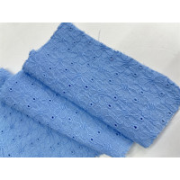 Тканина прошва, блакитний